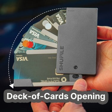 Shuffle® Card Wallet 1.0 (Gunmetal)