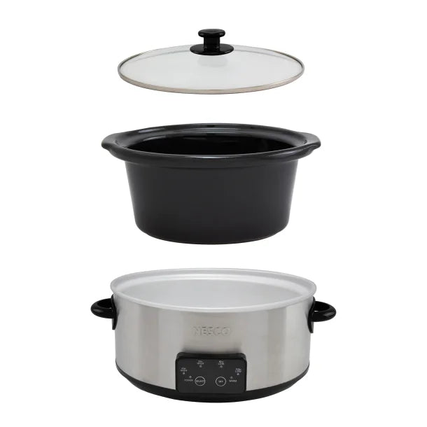 NESCO® 6-Qt. Stainless Steel Digital Slow Cooker