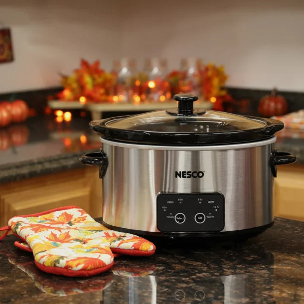 NESCO® 6-Qt. Stainless Steel Digital Slow Cooker