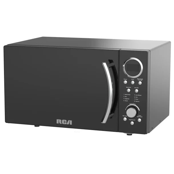 RCA 900-Watt 0.9-Cu. Ft. Retro Countertop Microwave (Black)