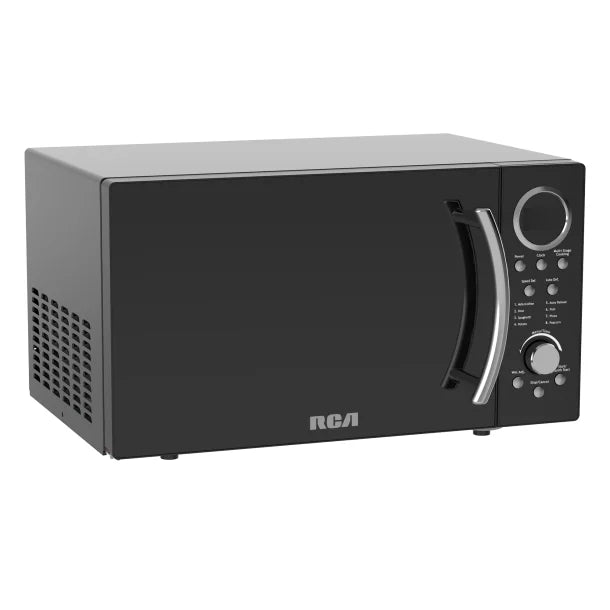 RCA 900-Watt 0.9-Cu. Ft. Retro Countertop Microwave (Black)