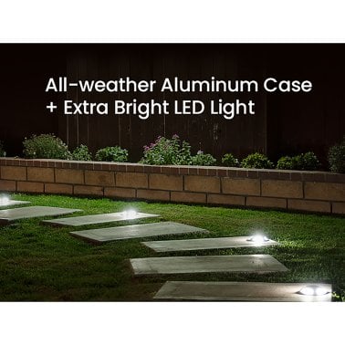 Home Zone Security® 12-Pack Outdoor Solar Deck Light, Black, 20 Lumens