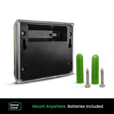 Home Zone Security® 4-Pack Decorative Outdoor Solar Lights for Wall, Fence Post, or Step