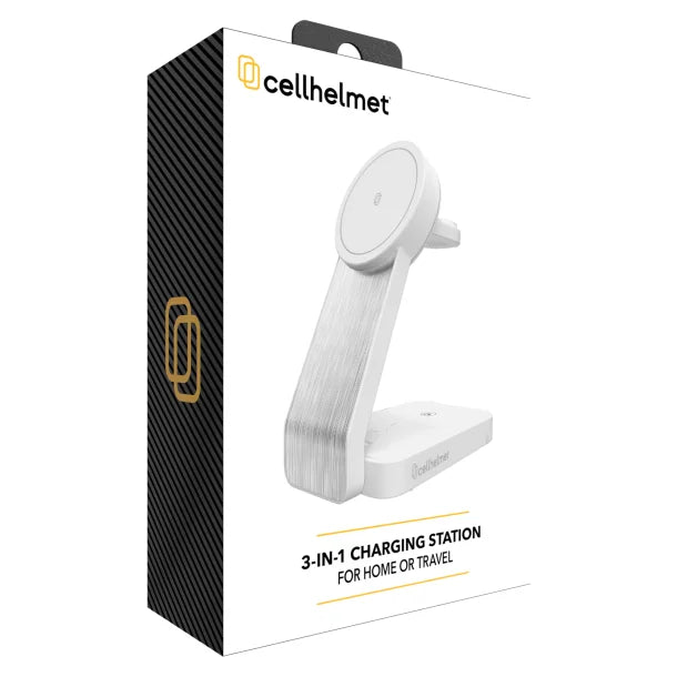 cellhelmet® 3-in-1 Charging Stand with 3-Ft. Charging Cable