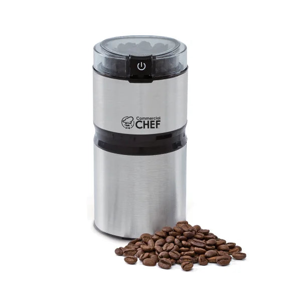 Commercial Chef 2.1-Oz. Electric Stainless Steel Coffee Grinder