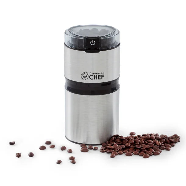 Commercial Chef 2.1-Oz. Electric Stainless Steel Coffee Grinder