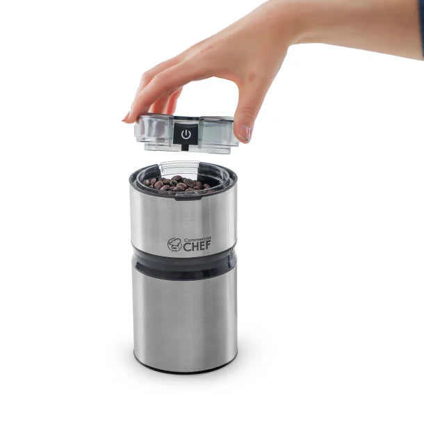 Commercial Chef 2.1-Oz. Electric Stainless Steel Coffee Grinder