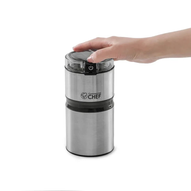 Commercial Chef 2.1-Oz. Electric Stainless Steel Coffee Grinder