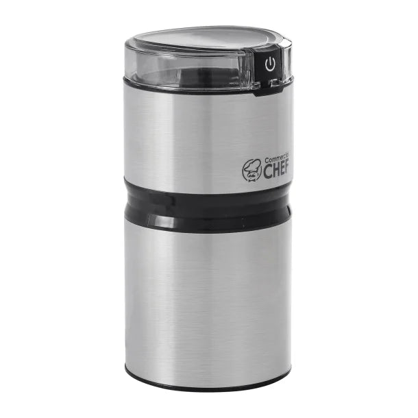 Commercial Chef 2.1-Oz. Electric Stainless Steel Coffee Grinder
