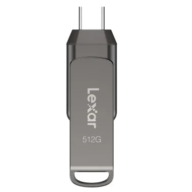 Lexar® JumpDrive® D400 USB 3.2 Gen 1 Dual Drive with USB-C® and USB-A Connectors (512 GB)