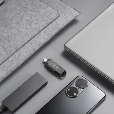 Lexar® JumpDrive® D400 USB 3.2 Gen 1 Dual Drive with USB-C® and USB-A Connectors (512 GB)