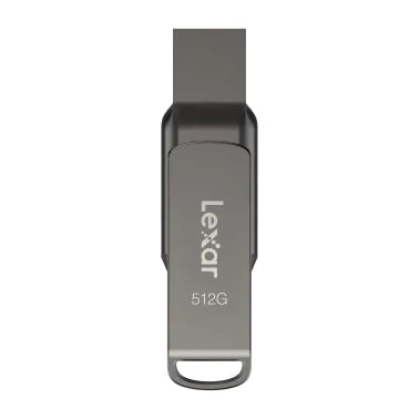 Lexar® JumpDrive® D400 USB 3.2 Gen 1 Dual Drive with USB-C® and USB-A Connectors (512 GB)
