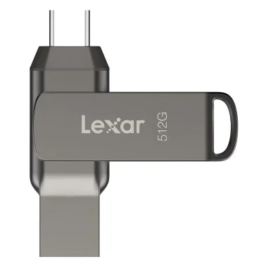 Lexar® JumpDrive® D400 USB 3.2 Gen 1 Dual Drive with USB-C® and USB-A Connectors (512 GB)