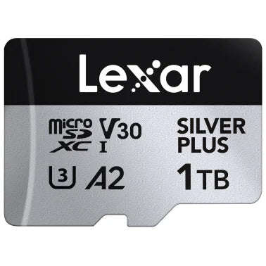 Lexar® Professional SILVER PLUS Series microSDXC™ UHS-I Card with SD™ Adapter (1 TB)