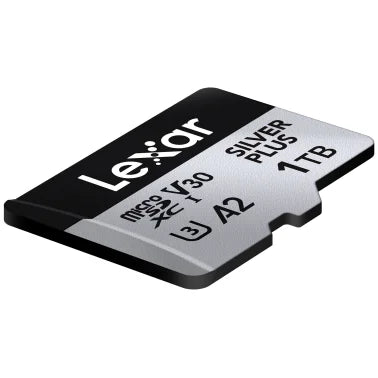 Lexar® Professional SILVER PLUS Series microSDXC™ UHS-I Card with SD™ Adapter (1 TB)