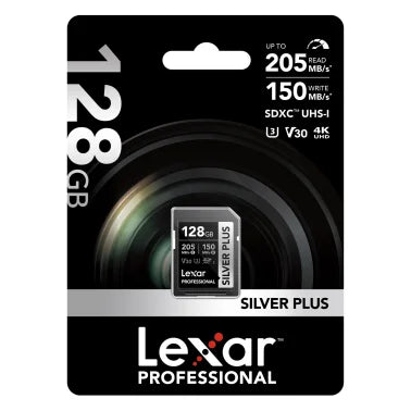 Lexar® Professional SILVER PLUS SDXC™ UHS-I Card (128 GB)