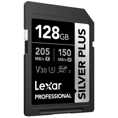 Lexar® Professional SILVER PLUS SDXC™ UHS-I Card (128 GB)
