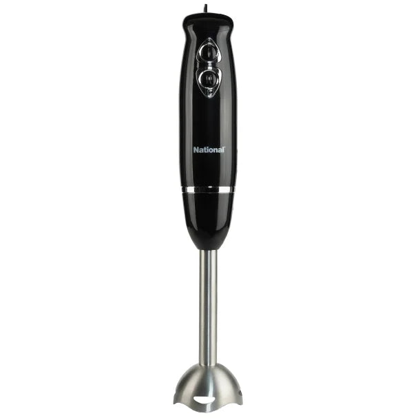 NATIONAL® 500-Watt Multi-Purpose 4-in-1 Immersion Blender with Attachments (Black)