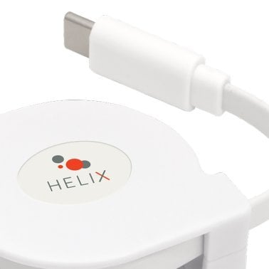 HELIX Retractable 3.2-Ft. USB-C® Charge and Sync Cable