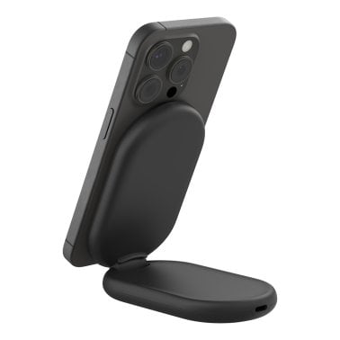 Belkin® BoostCharge Magnetic Foldable Wireless Charging Stand with 15-Watt Qi2 (Black)