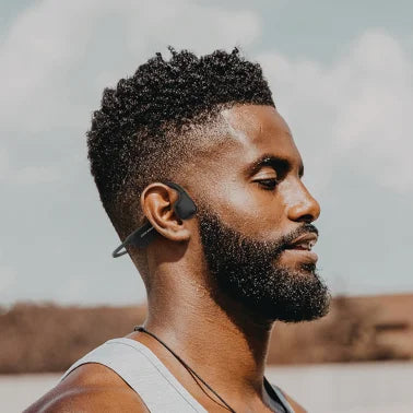 OPN Sound® Osso Bluetooth® Bone-Conduction Headphones with Microphone, Black