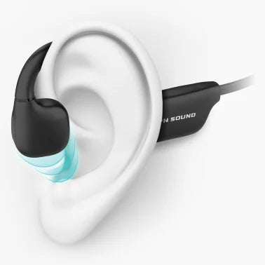 OPN Sound® Osso Bluetooth® Bone-Conduction Headphones with Microphone, Black