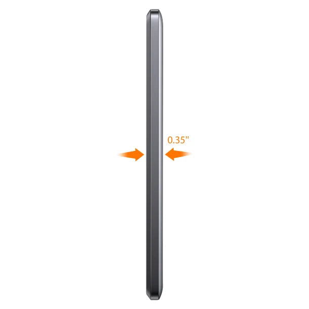 TORRAS® MiniMag 5,000-mAh Wireless Power Bank, Titanium Gray