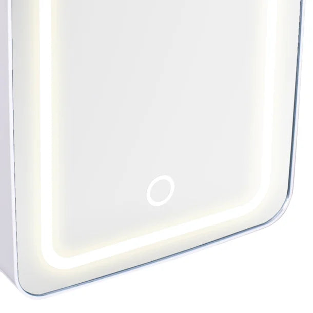 MEMOREX® 6.5-L 9-Can Beautylighted Mini Mirror Fridge