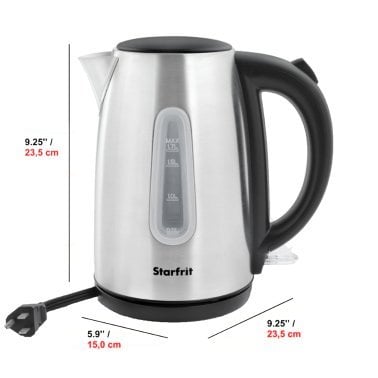 Starfrit® 1.8-Quart Stainless Steel Electric Kettle