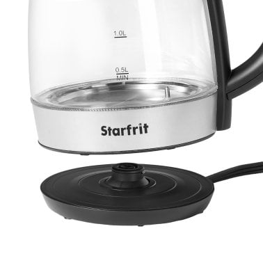 Starfrit® 1.7-Liter 1,500-Watt Glass Electric Kettle with Variable Temperature Control