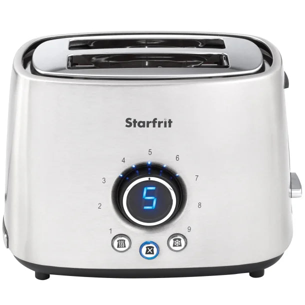 Starfrit® 2-Slice Toaster, Brushed Stainless Steel