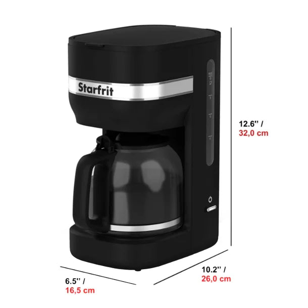 Starfrit® 900-Watt 10-Cup Coffee Maker, Black