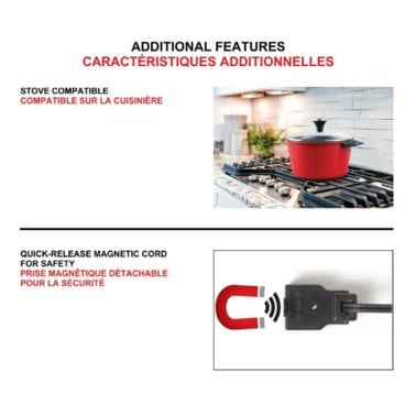 THE ROCK™ by Starfrit® 3.2-Quart Electric Fondue Set