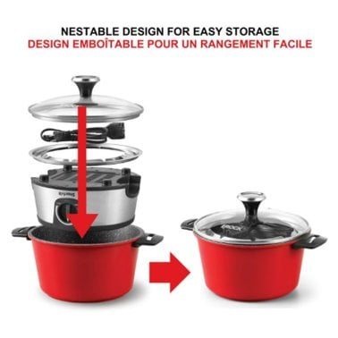 THE ROCK™ by Starfrit® 3.2-Quart Electric Fondue Set