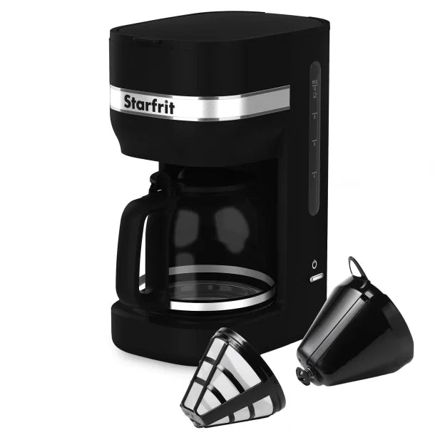 Starfrit® 900-Watt 10-Cup Coffee Maker, Black