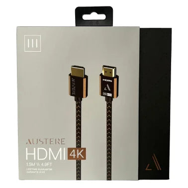 Austere® III Series 4K-Certified Premium HDMI® Cable with Ethernet (8 Ft.)