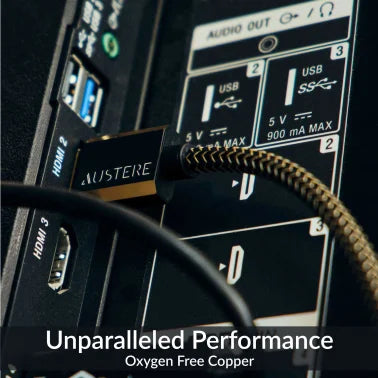 Austere® III Series 4K-Certified Premium HDMI® Cable with Ethernet (8 Ft.)