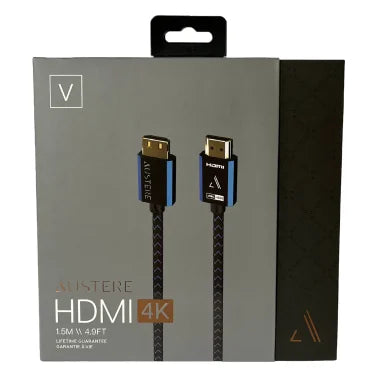 Austere® V Series 4K-Certified Premium HDMI® Cable with Ethernet (8 Ft.)