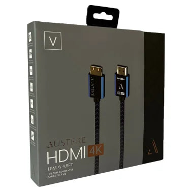 Austere® V Series 4K-Certified Premium HDMI® Cable with Ethernet (8 Ft.)