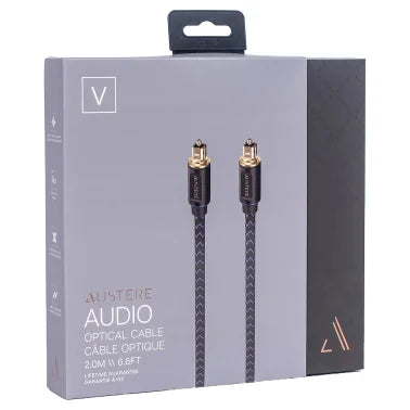 Austere® V Series Optical Audio Cable, 6.56 Ft.