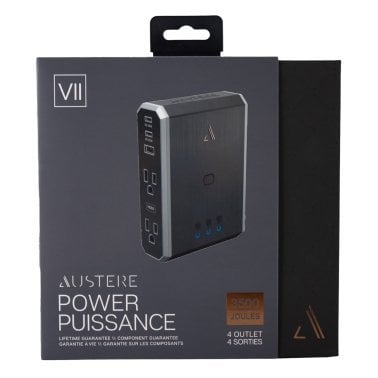 Austere® VII Series Power Wall Charger and 3,500-Joules Surge Protector, 4 AC Outlets and 3 OmniPort USB+PD Ports, 7S-PS4-US1