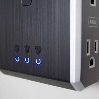 Austere® VII Series Power Wall Charger and 3,500-Joules Surge Protector, 4 AC Outlets and 3 OmniPort USB+PD Ports, 7S-PS4-US1