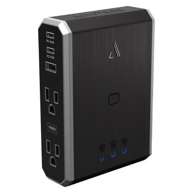Austere® VII Series Power Wall Charger and 3,500-Joules Surge Protector, 4 AC Outlets and 3 OmniPort USB+PD Ports, 7S-PS4-US1