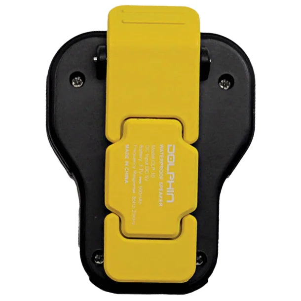 Dolphin® Audio CLP-10 Portable Wearable Waterproof Bluetooth® Speaker with Magnetic Clip (Black)