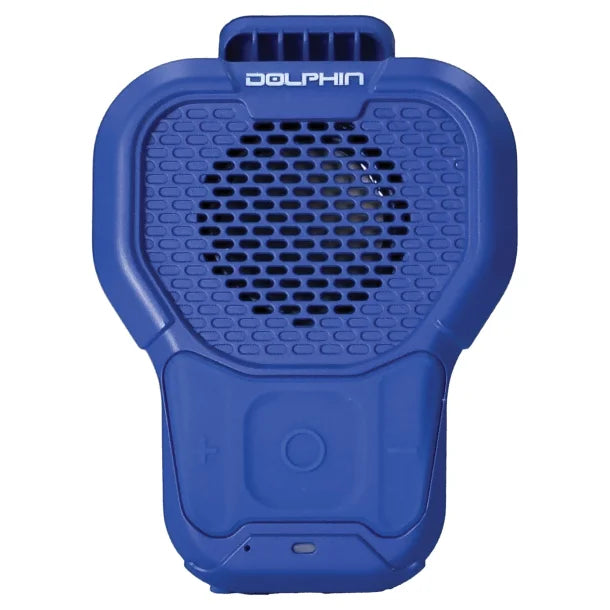 Dolphin® Audio CLP-10 Portable Wearable Waterproof Bluetooth® Speaker with Magnetic Clip (Blue)
