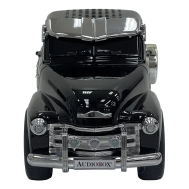 Audiobox® Retro Ride™ 10-Watt-RMS Bluetooth® Rechargeable Truck Speaker with FM Radio (Black)