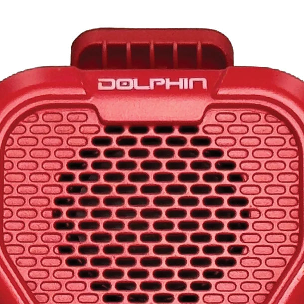 Dolphin® Audio CLP-10 Portable Wearable Waterproof Bluetooth® Speaker with Magnetic Clip (Red)