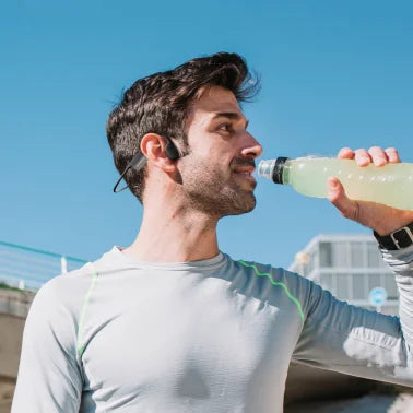 OPN Sound® Mercato+ Bluetooth® Open-Ear Neckband Headphones with Microphone, Black