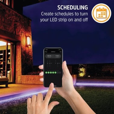 Energizer® Connect 16.5-Ft. Smart Wi-Fi® Indoor/Outdoor White/Multicolor LED Light Strip