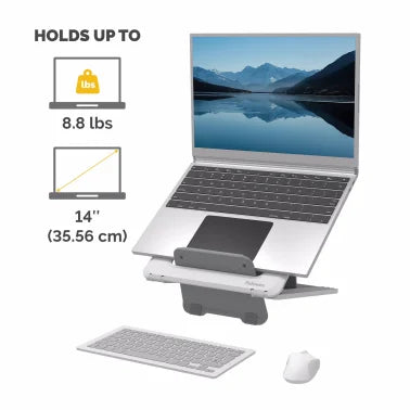 Fellowes® Breyta™ Ergonomic Laptop Riser Stand (White)